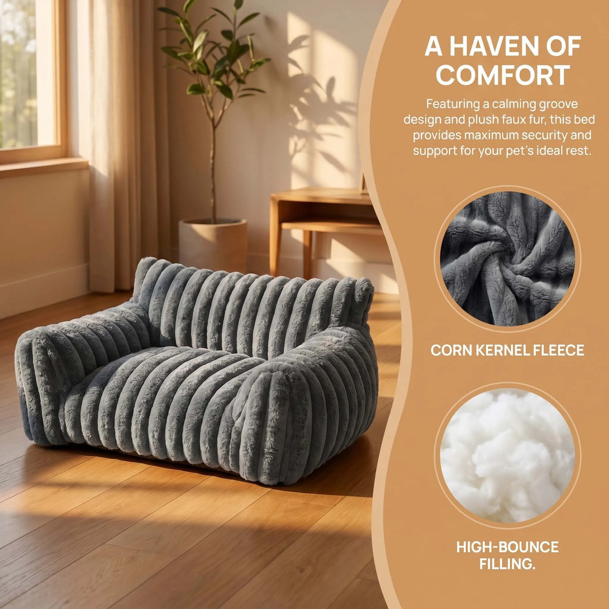 Canapé douillet pour chat et chaton 🐱🛋️